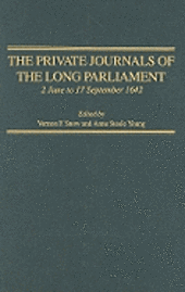 bokomslag The Private Journals of the Long Parliament volume 3