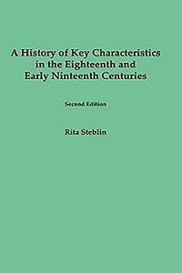 bokomslag A History of Key Characteristics in the 18th and Early 19th Centuries