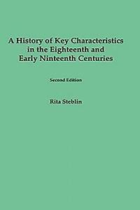 bokomslag History of Key Characteristics in the 18th and Early 19th Centuries
