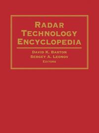 bokomslag Radar Technology Encyclopedia