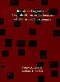 bokomslag Russian-English and English-Russian Dictionary of Radar and Electronics