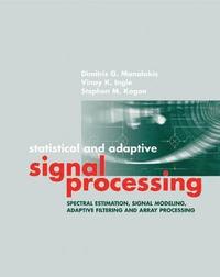 bokomslag Statistical and Adaptive Signal Processing