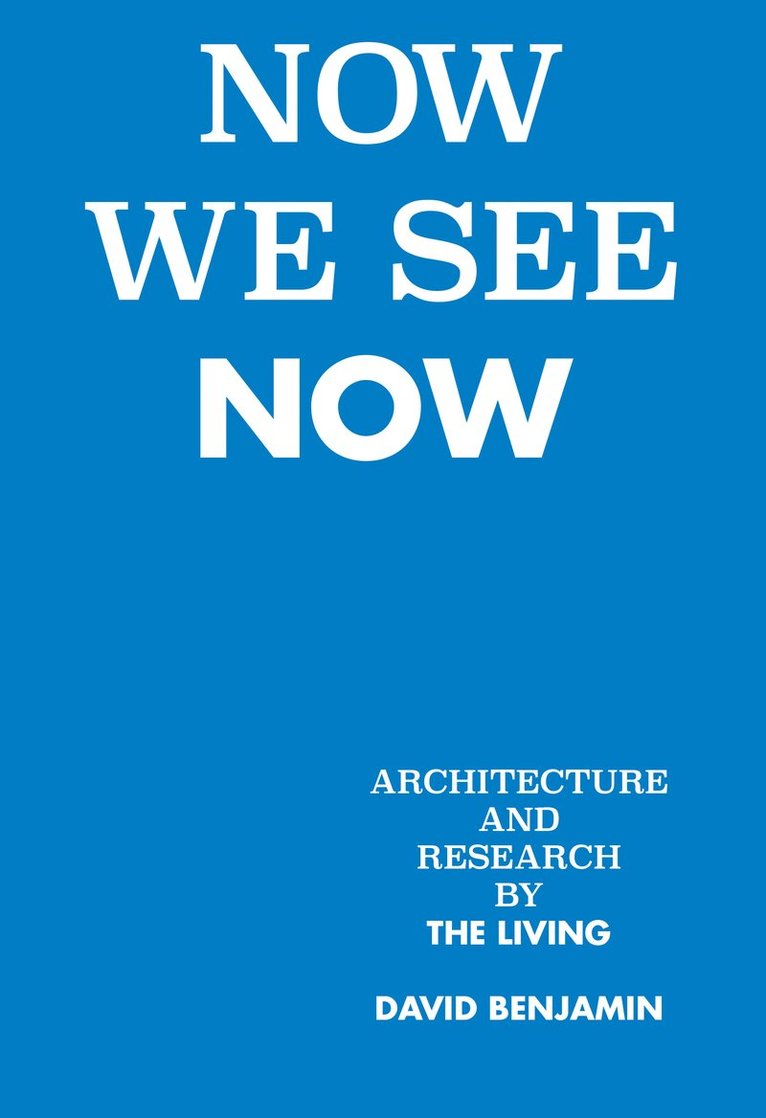 David Benjamin - Now We See Now, Inbunden