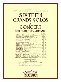 bokomslag 16 Grand Solos de Concert: Clarinet with Piano