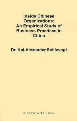 bokomslag Inside Chinese Organizations