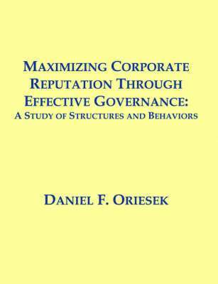 Maximizing Corporate Reputation Through Effective Governance 1