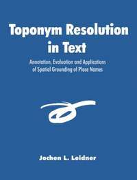 bokomslag Toponym Resolution in Text