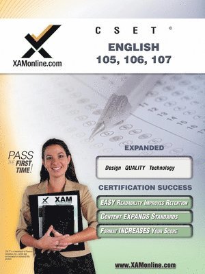 Sharon A. Wynne - Cset English 105, 106, 107 Teacher Certification Test Prep Study Guide, Häftad