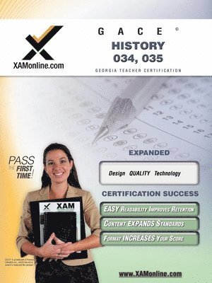 bokomslag Gace History 034, 035 Teacher Certification Test Prep Study Guide