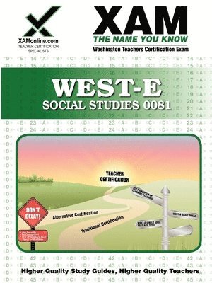 bokomslag West-E Social Studies 0081 Teacher Certification Test Prep Study Guide