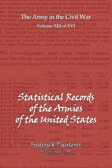 bokomslag The Statistical Records of the Armies of the United States