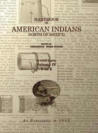 bokomslag Handbook of American Indians Volume 4