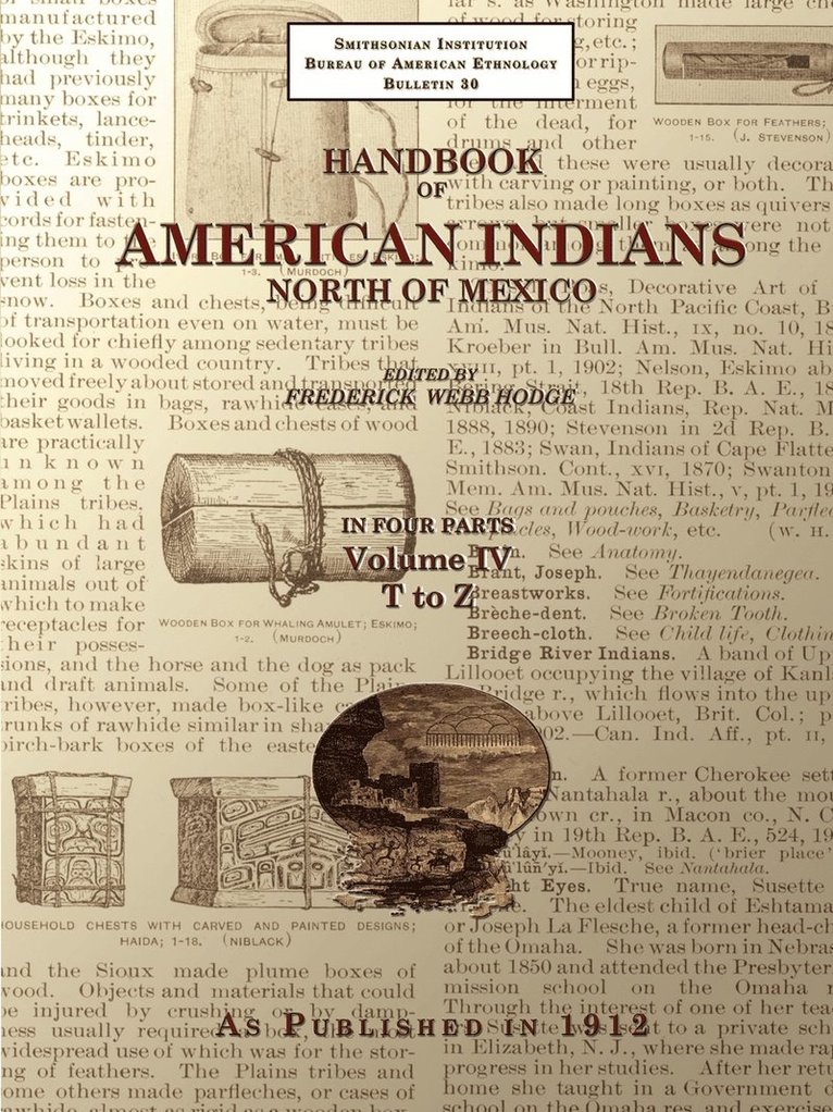 Handbook of American Indians North of Mexico V. 4/4 1