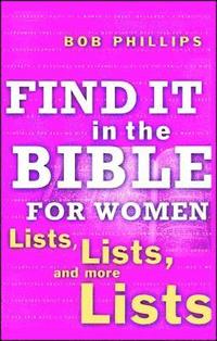 bokomslag Find It in the Bible for Women