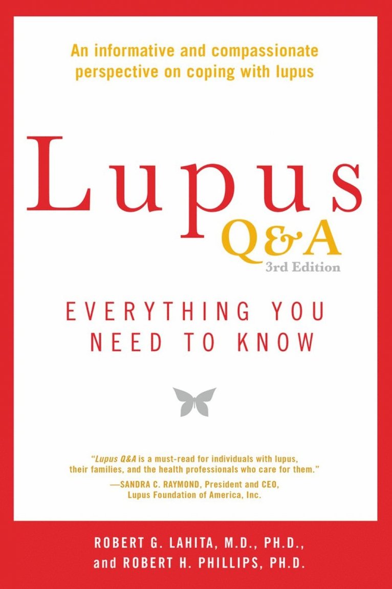 Robert G. Lahita, Robert H. Phillips - Lupus Q&a - Revised And Updated, 3rd Edition, Häftad