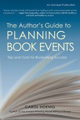 bokomslag The Author's Guide to Planning Book Events