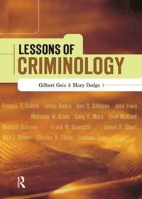 bokomslag Lessons of Criminology