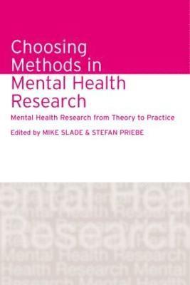bokomslag Choosing Methods in Mental Health Research