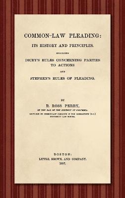 Common-Law Pleading [1897] 1