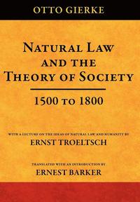 bokomslag Natural Law and the Theory of Society 1500 to 1800