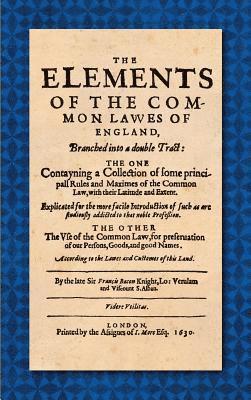 bokomslag Elements of the Common Laws of England (1630)