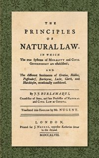 bokomslag The Principles of Natural Law (1748)