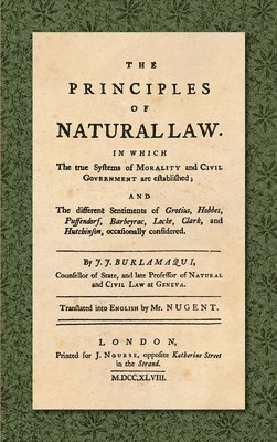 The Principles of Natural Law (1748) 1