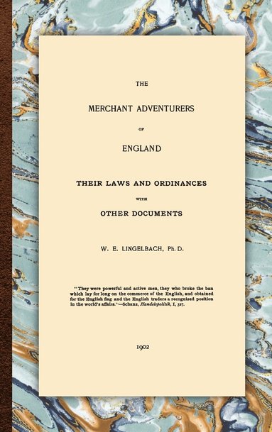 bokomslag Merchant Adventurers of England