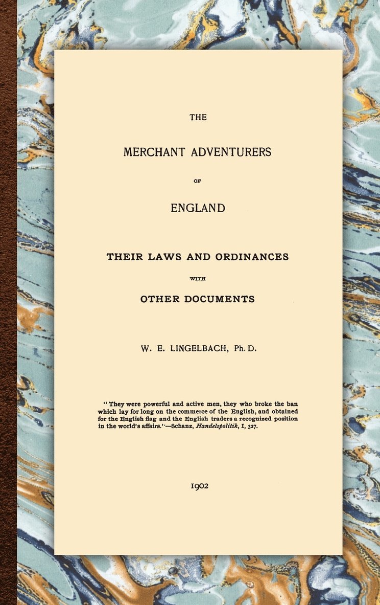 The Merchant Adventurers of England 1