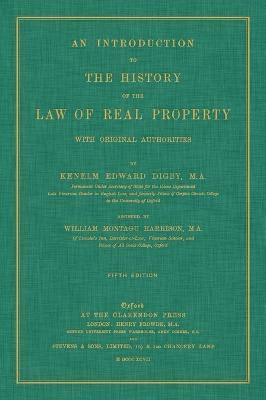 bokomslag An Introduction to the History of the Law of Real Property with Original Authorities