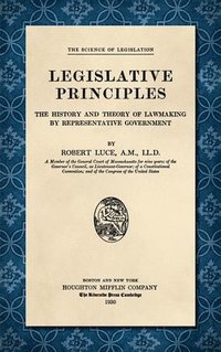 bokomslag Legislative Principles [1930]