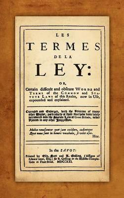 Les Termes de la Ley