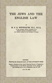 bokomslag The Jews and the English Law (1908)