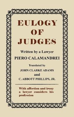 bokomslag Eulogy of Judges