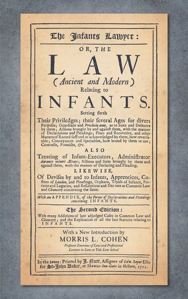 bokomslag Infants Lawyer