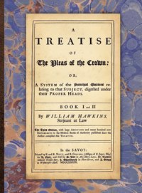 bokomslag A Treatise of the Pleas of the Crown