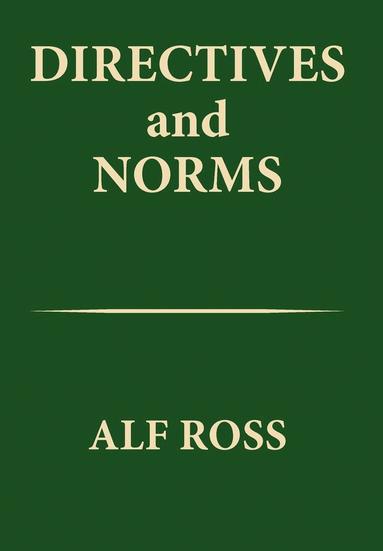 Alf Ross - Directives and Norms, Inbunden