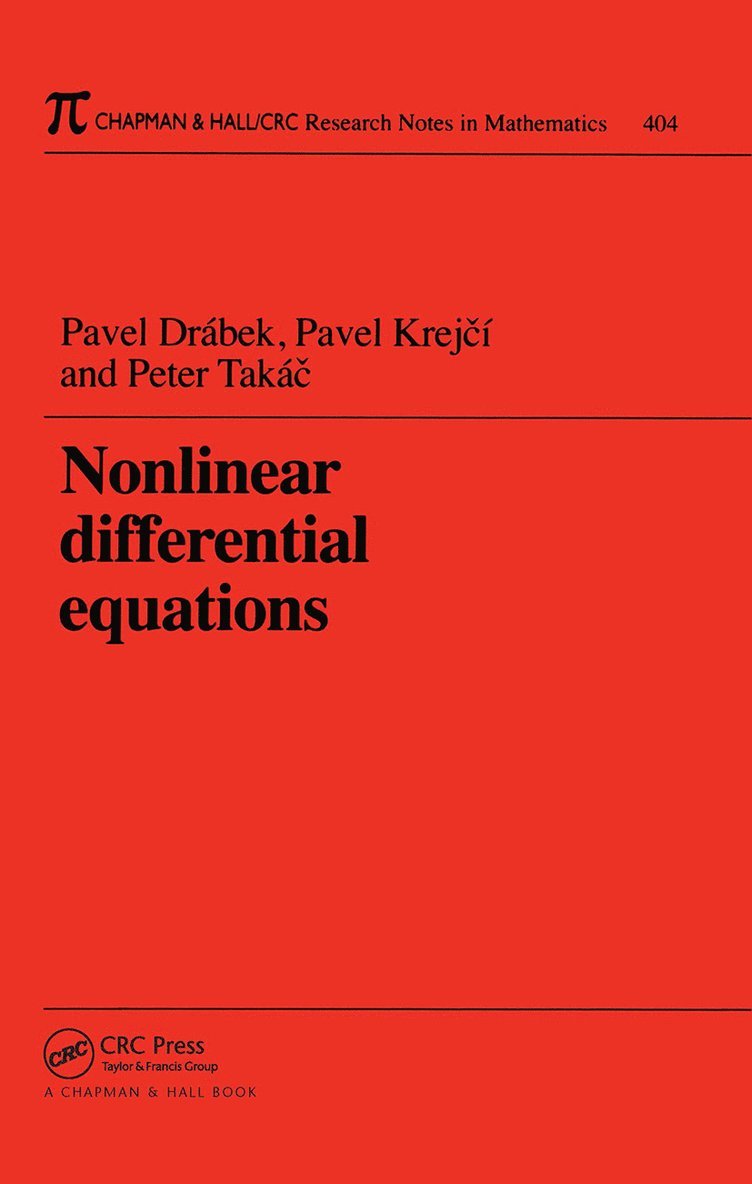 Nonlinear Differential Equations 1