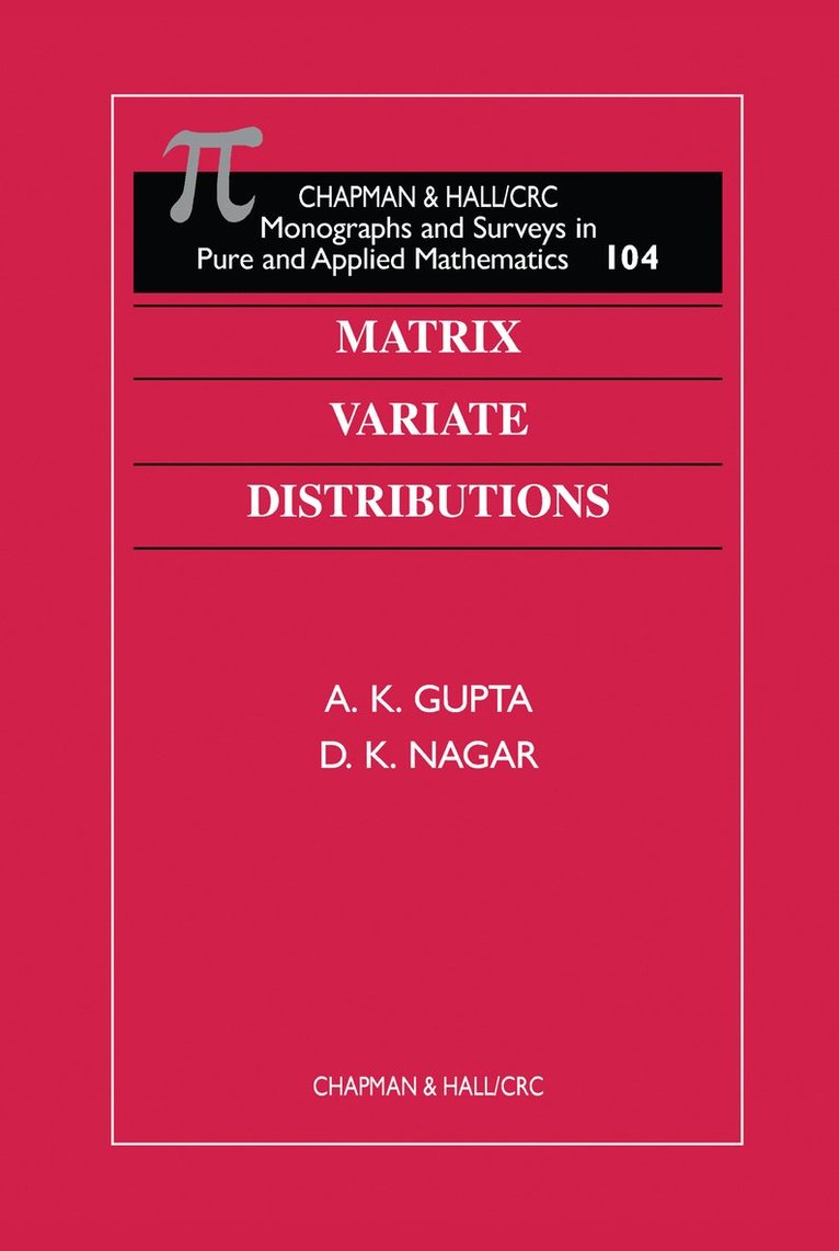 Matrix Variate Distributions 1