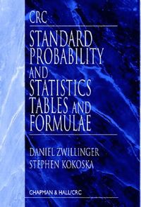 bokomslag CRC Standard Probability and Statistics Tables and Formulae