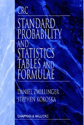 bokomslag CRC Standard Probability and Statistics Tables and Formulae