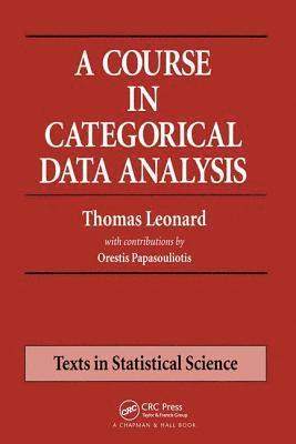 bokomslag A Course in Categorical Data Analysis