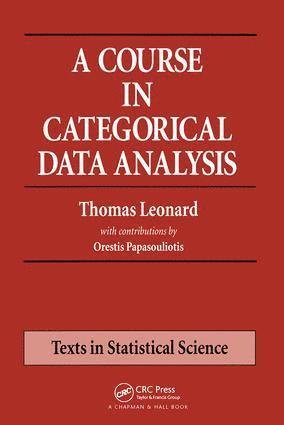 Course in Categorical Data Analysis