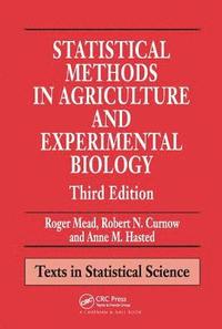 bokomslag Statistical Methods in Agriculture and Experimental Biology