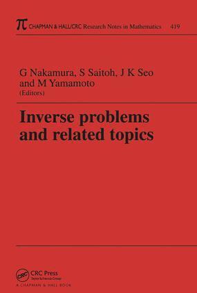 Gen Nakamura, Saburou Saitoh, Jin Kean Seo - Inverse Problems and Related Topics, Häftad