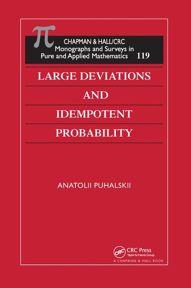 bokomslag Large Deviations and Idempotent Probability