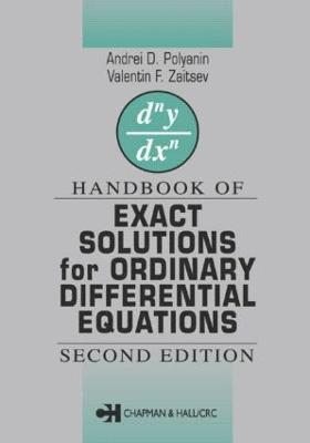 bokomslag Handbook of Exact Solutions for Ordinary Differential Equations