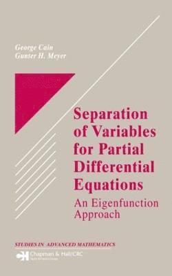 Separation of Variables for Partial Differential Equations 1