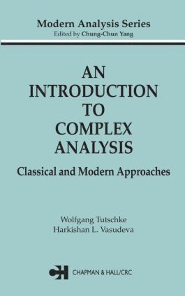Wolfgang Tutschke, Harkrishan L. Vasudeva - Introduction to Complex Analysis, Inbunden