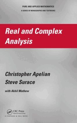 Christopher Apelian, Steve Surace - Real and Complex Analysis, Inbunden